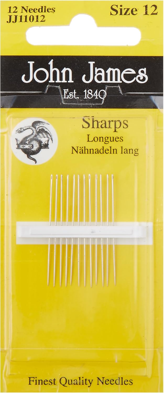 John James Needle Sharps Size 12 pc Amazon.co.uk Kitchen & Home