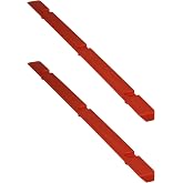 Metabo HPT 319549 Table Insert (Red) for Compound Saw C10FSH (4-Pack) | Zero-Clearance Support | Smooth Workpiece Guidance | Durable Resin Build | Fast Drop-In Installation