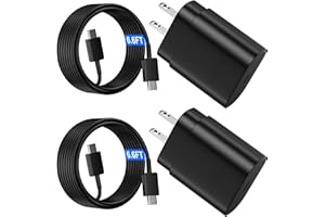 UBEARKK Android Charger, 25W Super Fast Charger USB C Samsung Phone Charger Fast Charging 6.6FT C Type Cord for Samsung Galaxy S25/S25 Ultra/S25+/S24/S24 Ultra/S24+/S23 Ultra/S23/s22/S21/S20/Note 20/10