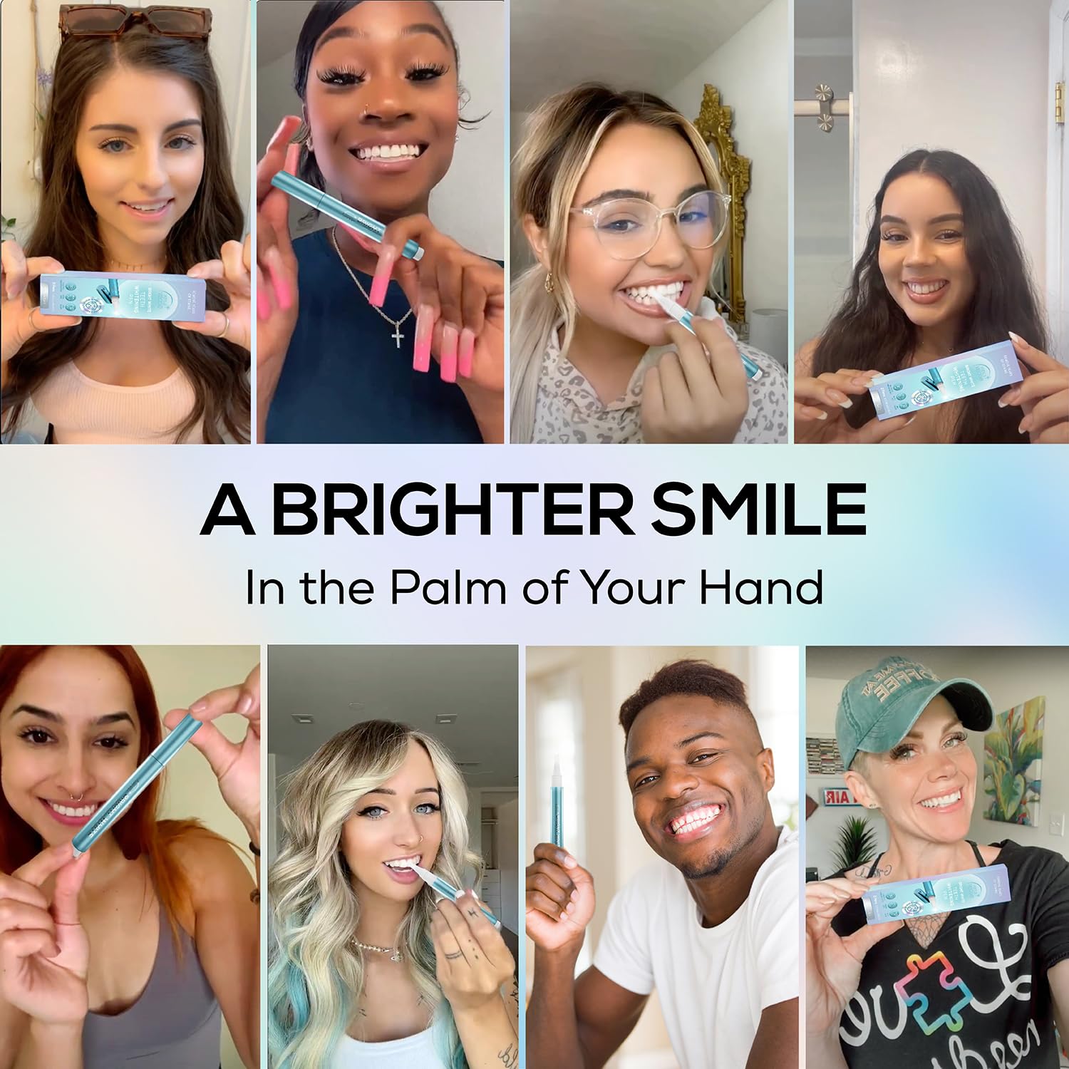Venus Visage Award Winning Teeth Whitening Pen, 20+ Uses - Teeth whitening Kit Professionally formulated - Best Teeth whitening Gel Pen Teeth Whitener - Low Sensitivity (Mint) (0.07 Fl Oz (Pack of 2))