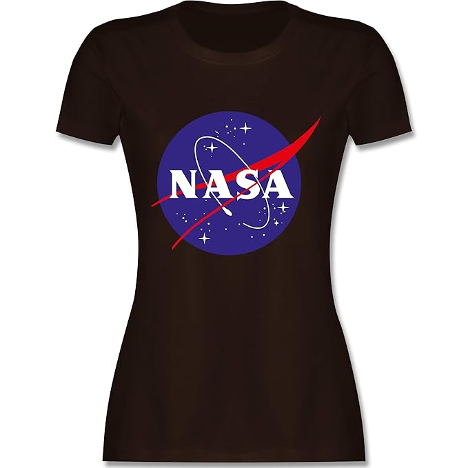 Nerds & Geeks - NASA Meatball Logo - Damen T-Shirt Rundhals