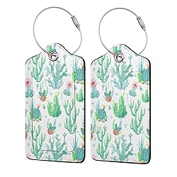 Docsckus 1 PCS PU Leahter Luggage Tag with