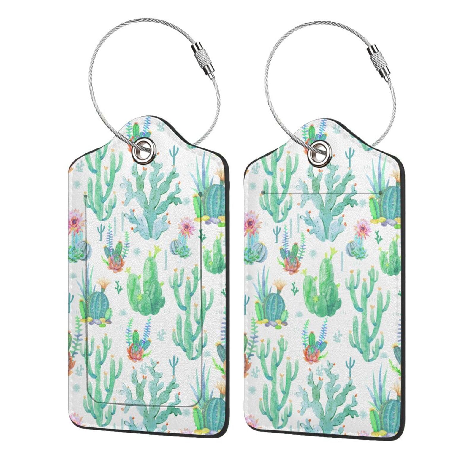 Docsckus 1 PCS PU Leahter Luggage Tag with