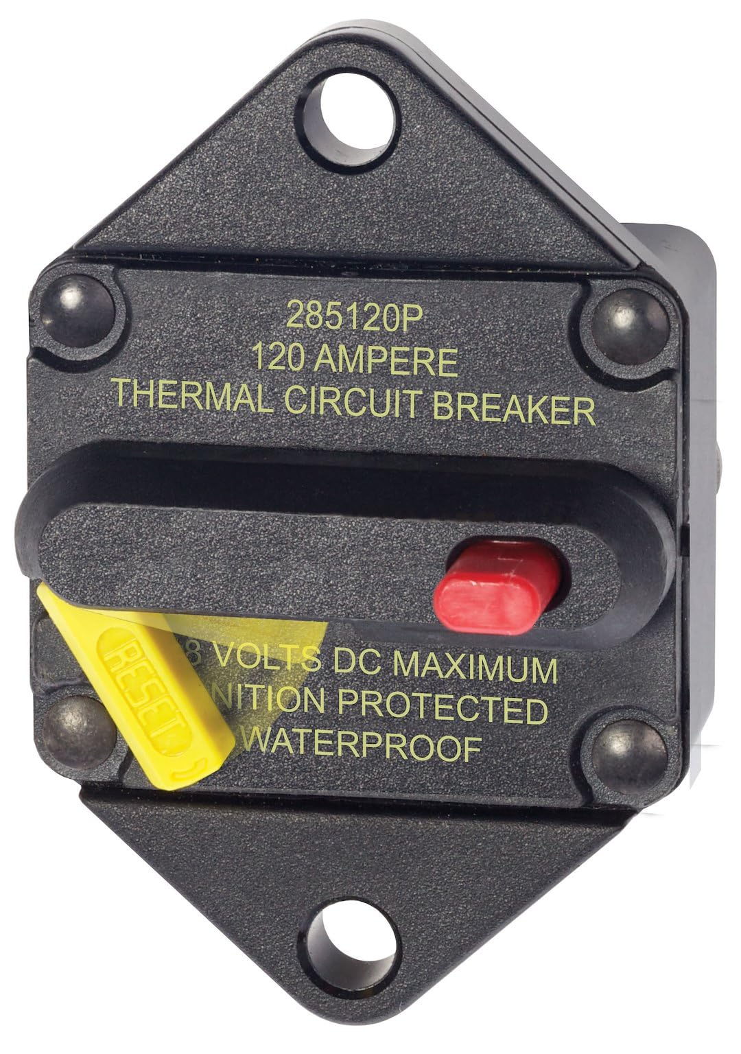 Blue Sea Systems 7088 285-Series Circuit Breaker, Panel Mount, 120A