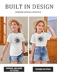 Girls Short Sleeve T Shirts Kids Summer Tops