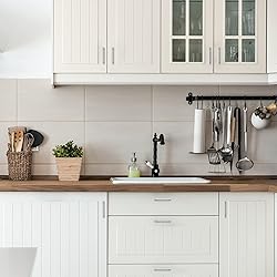 Ravinte 10 Pack Square Bar Kitchen Cabinet Handles