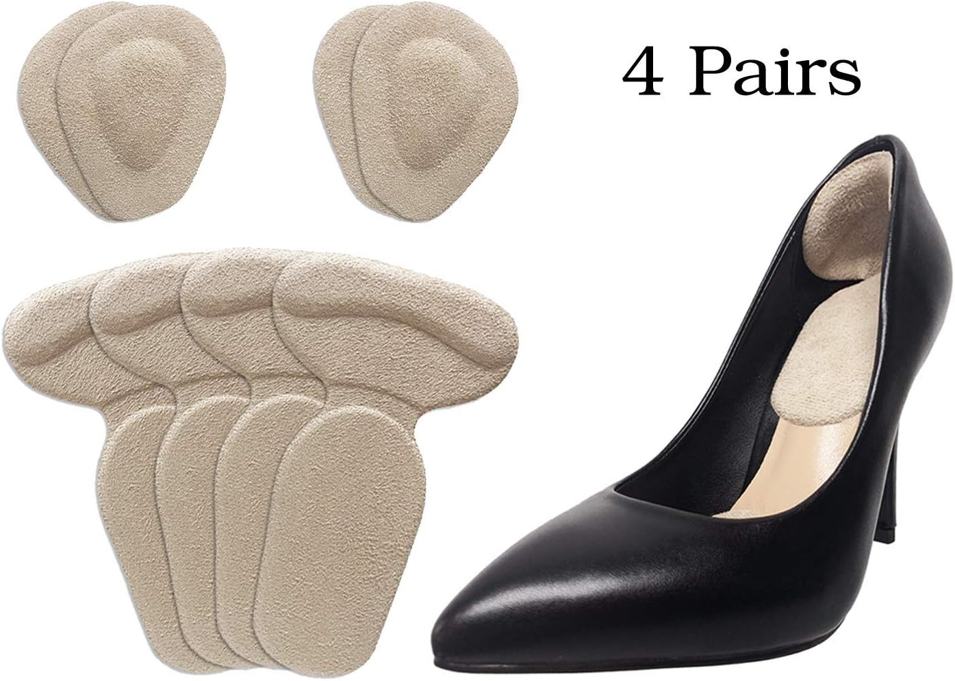 Fersen-Griffe VorfuÃkissen Einlagen Schuheinlage Pads fÃ¼r Schuhe, groÃe bequeme FuÃschoner 