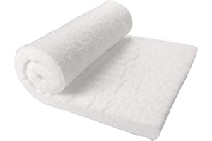 LYNN MANUFACTURING Ceramic Fiber Insulation, 1" Thick x 12" x 24", 2400F Fireproof Insulation Blanket, 3023E