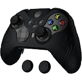 PlayVital Mountain Range Edition Silicone Cover for Xbox Elite Wireless Controller Series 2, Black Anti-Slip Controller Skin for Xbox Elite Series 2 Core with Thumb Grips