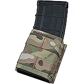 UniPro MG-F-08-CP 5.56 Single Mag Pouch (Short) – MOLLE-Compatible,500D Nylon Fabric, MC Color