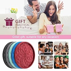 ME.FAN Silicone Coasters with Holder,[6