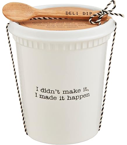 Mud Pie Set Porta Salse E Spalmatore In Acciaio Con Piattino In Ceramica Bianco A Tema Renna, Regalo Simpatico E Perfetto Per Le Feste