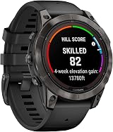 Garmin Fenix 7 Pro Sapphire Solar 47mm Gray/Black Band Smartwatch view 5