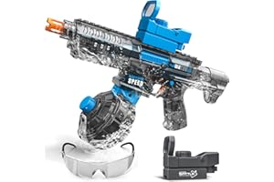 Blueyak Electric Water Gun for Adults & Kids - 36FT Automatic Water Guns with 520CC+ High Capacity Strongest Squirt Water Guns with 120min Long Battery Life Powerful WaterGun for Summer Party