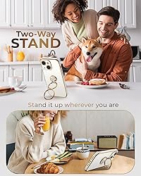XYZ for iPhone 13 Case with Stand, Phone Case with