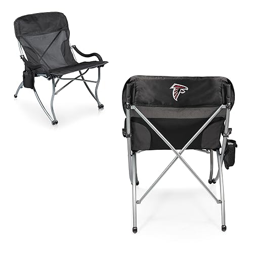 Picnic TIME NFL Atlanta Falcons PT-XL Heavy Duty Camping Chair, XL Beach Chair, 400 lb Capacity Camp Chair, (Black) - Amazon deal for $103.57