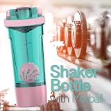 Artoid Mode 720ml Aqua Pink Protein Shaker Bottle with Storage Box view 7