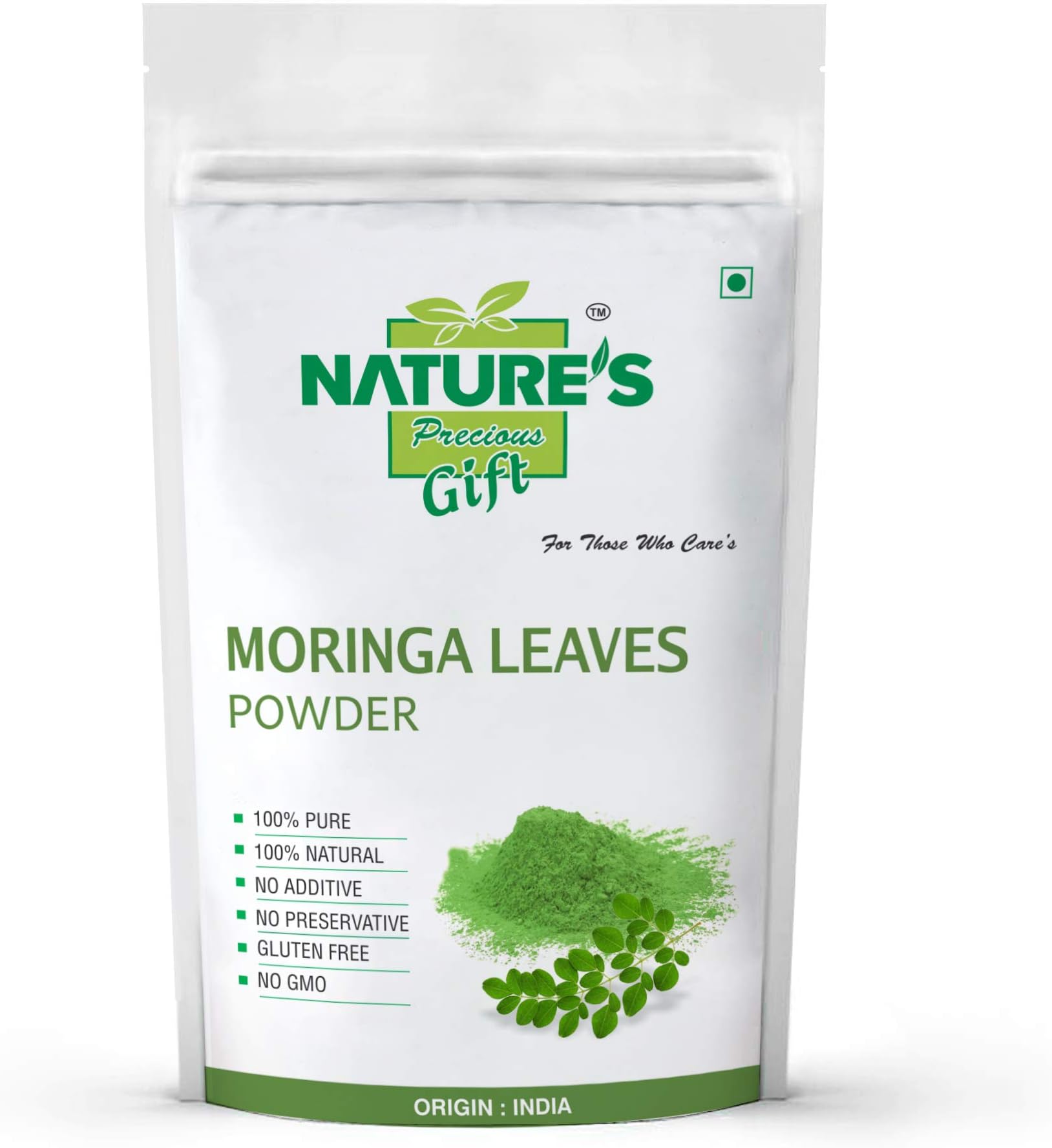 NATURE`S GIFT - FOR THOSE WHO CARE`SMoringa Leaves Powder - 4 kg (1kg x 4 pack)