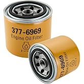 2PCS 377-6969 Engine Oil Filter | for Caterpillar CAT Loader 236D 242D 262D 272D 297D for Bobcat 6678233,Wix 57730,P551042