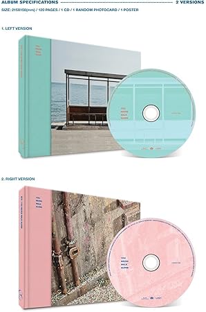 Bts Bangtan Boys You Never Walk Alone Left Right Ver Set Cd Photobook Photocard Folded Poster Bts Bangtan Boys
