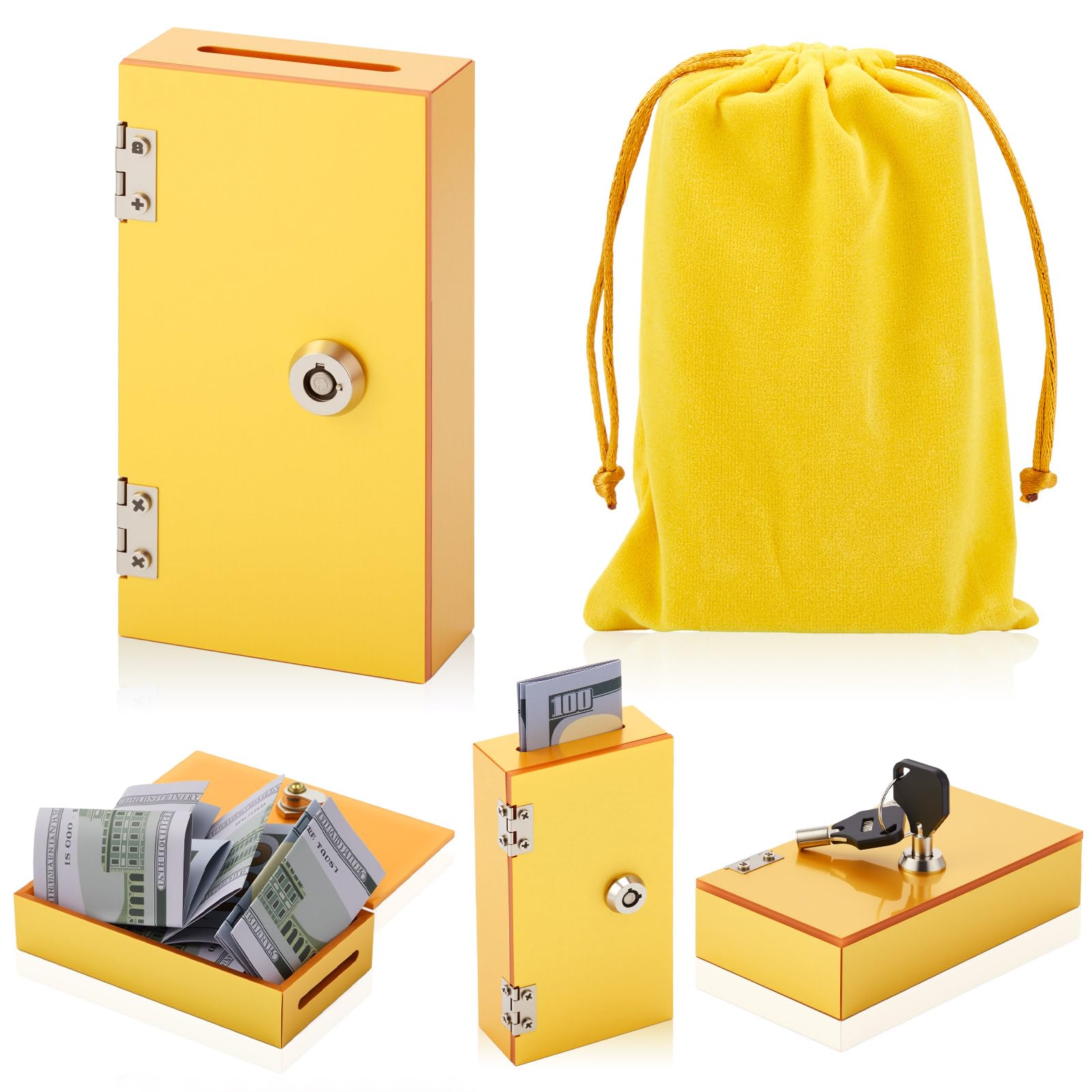 CroBlissful Acrylic Box for Gambler, Winners Bank Portable Safe Casino ...
