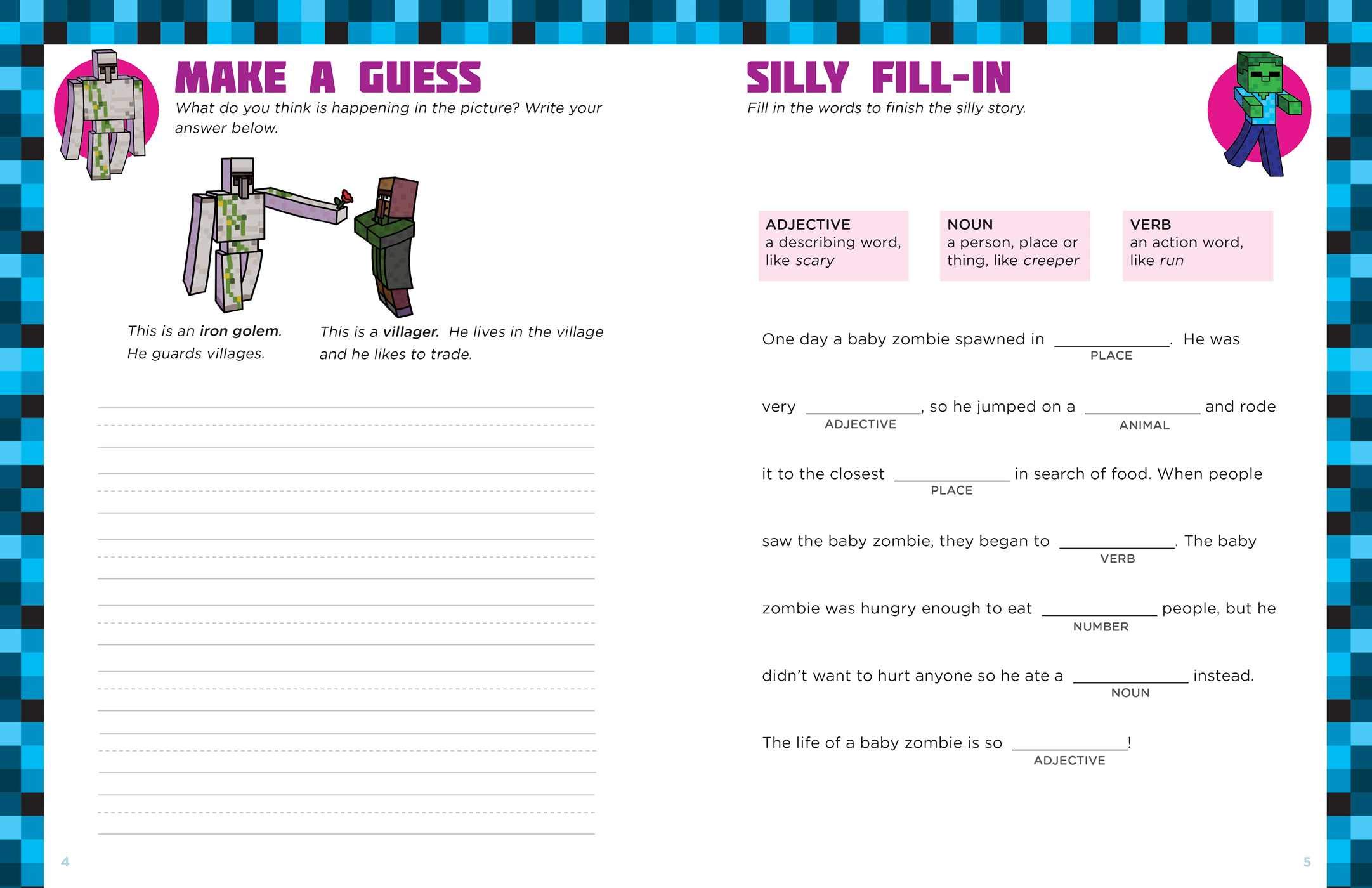 Writing for Minecrafters: Grade 1 Writing for Minecrafters: Grade 1 Paperback