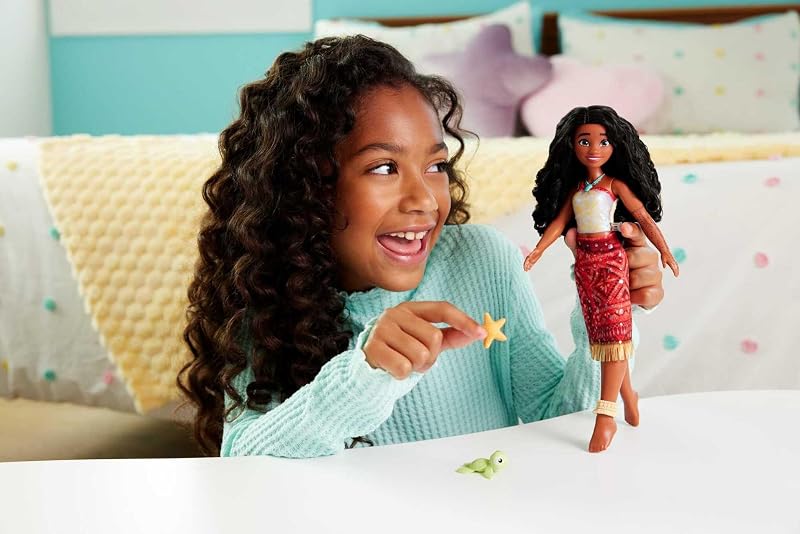 Disney Vaiana 2 Muñeca Tautai Nadadora y accesorios — foto 2 de 6