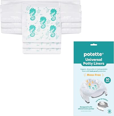 Potette Plus Disposable Liners Pack of 30 Biodegradable Lightly Fragranced