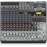 Behringer XENYX QX1832USB Premium 18-Input 3/2-Bus Mixer with XENYX Mic Preamps and Compressors, Klark Teknik Multi-FX Processor, Wireless Option and USB/Audio Interface