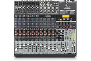 Behringer QX1832USB Premium 18-Input 3/2-Bus Mixer, KLARK TEKNIK Multi-FX Processor