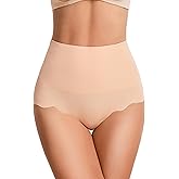 HBselect Tummy Control Shapewear Panties for Women, High Waisted Body Shaper Briefs Seamless Shapewear Girdle Underwear Beige