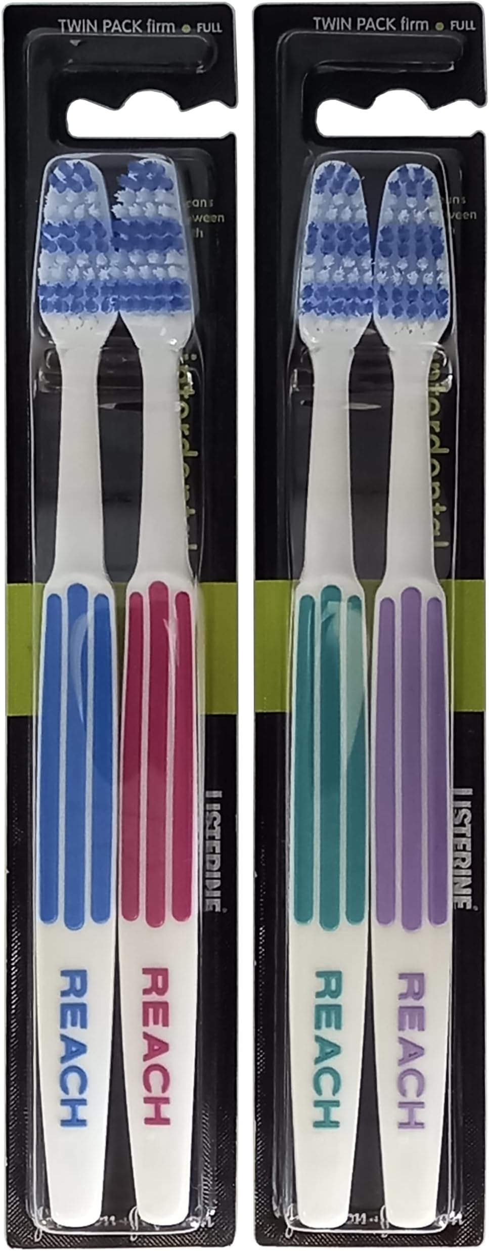REACH Essential Care Interdental Toothbrush Duo Pack - Hard Bristle