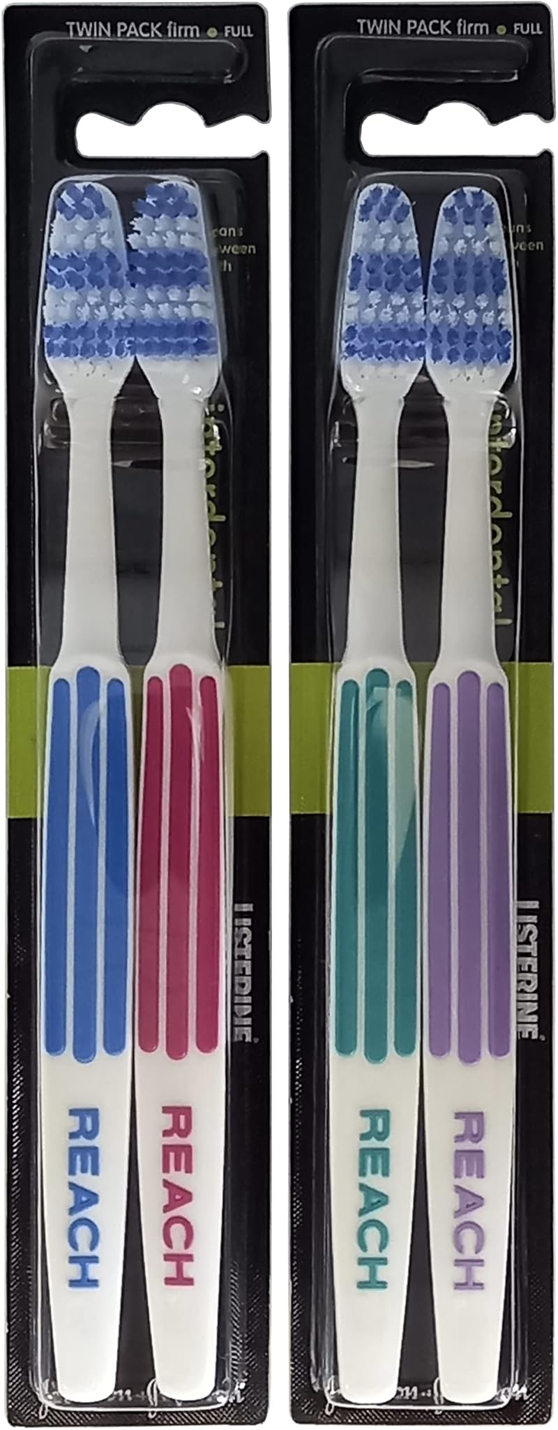 REACH Essential Care Interdental Toothbrush Duo Pack - Hard Bristle