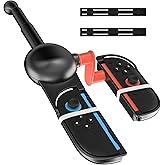 RHOTALL Fishing Rod for Nintendo Switch/OLED/Switch 2,Fishing Games Handle Grip Controller Accessories Kit Compatible with Nintendo Switch joycon Bass Pro Shops: The Strike Championship Edition