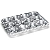 Nordic Ware Natural Aluminum Commercial Muffin Pan, 12 Cup