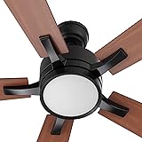 SMAFAN 52" Ceiling Fan with Light and Remote, 10