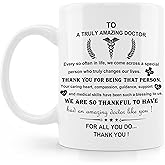 BESERH Doctor Appreciation Gifts Coffee Mug Cup, Doctor Gifts for Women Men, for All You Dog Thank You Doctors Ceramic Coffee Mug 11 oz