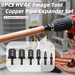 12PCS Swage Tool HVAC Repairing Set with Bit