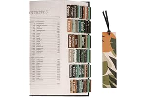 Morjor Bible Tabs for Women and Men, Earthy Theme, 75 Laminated Bible Tabs & 1 Bookmark, Large Print Bible Index Tabs for Study Bible, Easy Navigation, Easy-to-Read Sans Serif Type