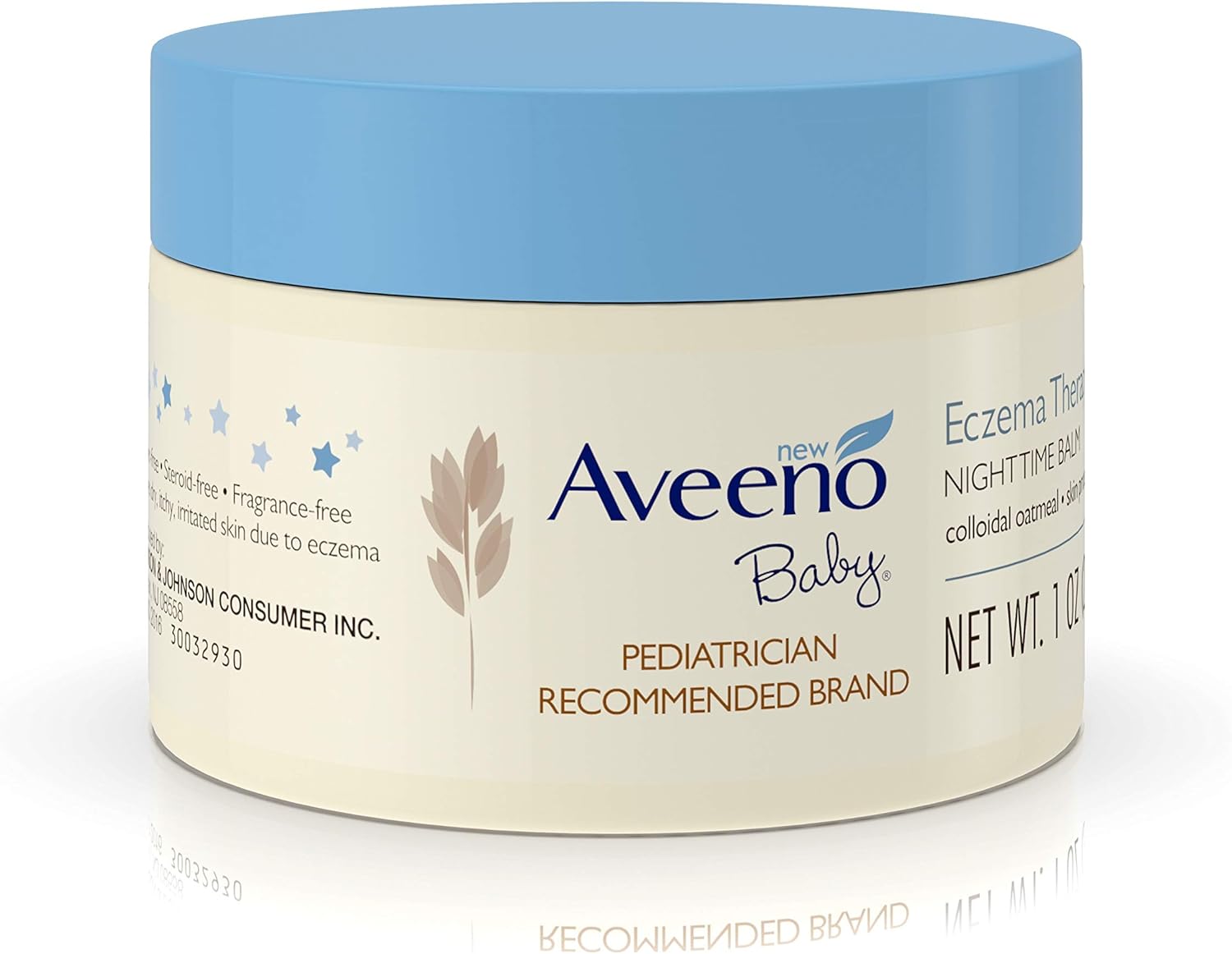 Aveeno Baby Eczema Therapy Nighttime Balm with Natural Colloidal Oatmeal for Eczema Relief, 1 oz: Health & Personal Care