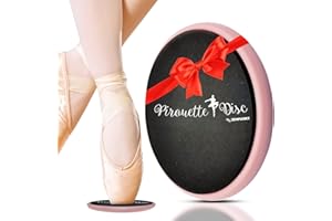 ZENMARKT Ballet Pirouette Disc for Dancers - Portable Turn Disc for Dancing on Releve, Gymnastics and Ice Skaters - for Better Pirouette Technique, Releve, Turns and Dance Spinning