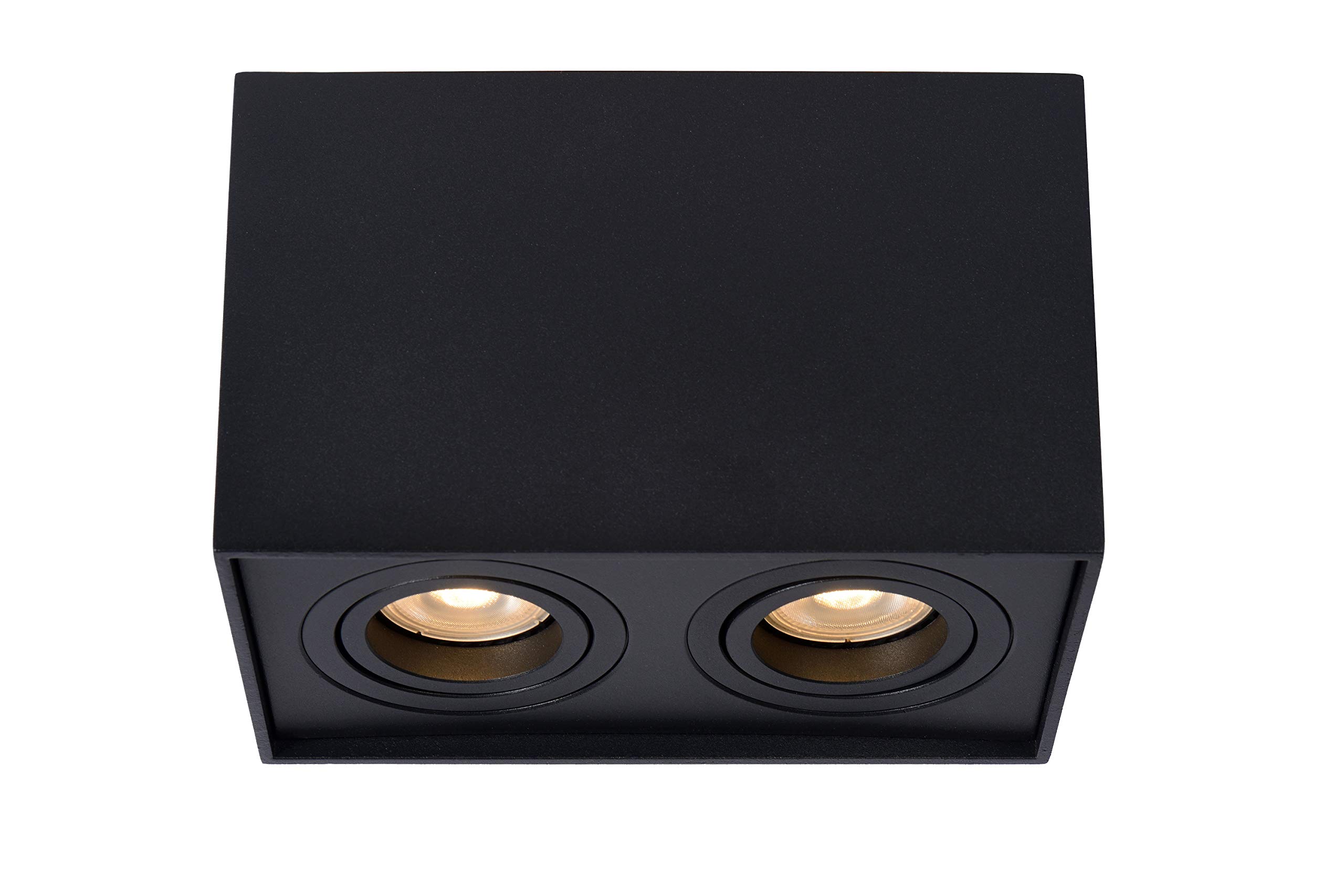 LUCIDE Tube - Ceiling Spotlight - 2xGU10 - Black