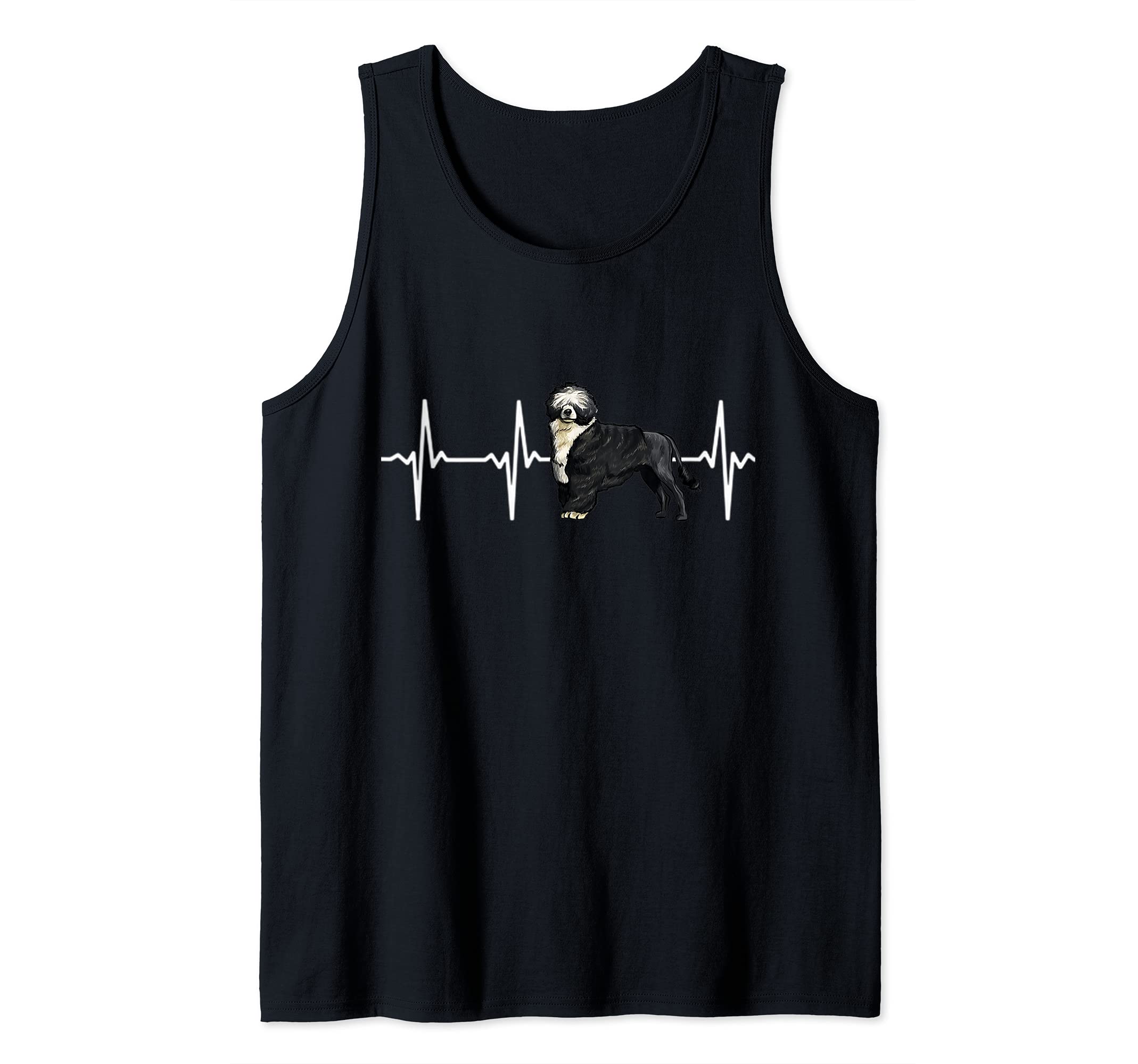 Portuguese Water Dog Heartbeat Love My Dog Tank Top