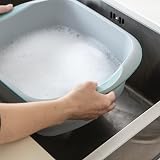 Addis Premium Soft Grip Large Rectangular Washing Up Bowl 9.5 L Tranquil Haze view 2