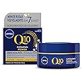 NIVEA Creme Facial Antissinais Q10 Power Noite 49g, Reduz Rugas, Reparação Noturna, Hidratação, Ácido Hialurônico, Cuidado Fa
