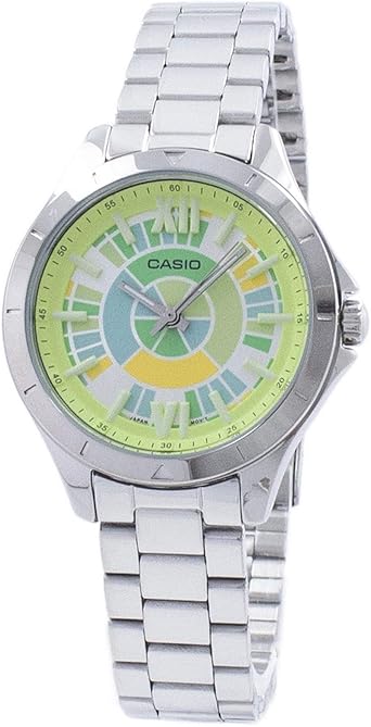casio green dial watch