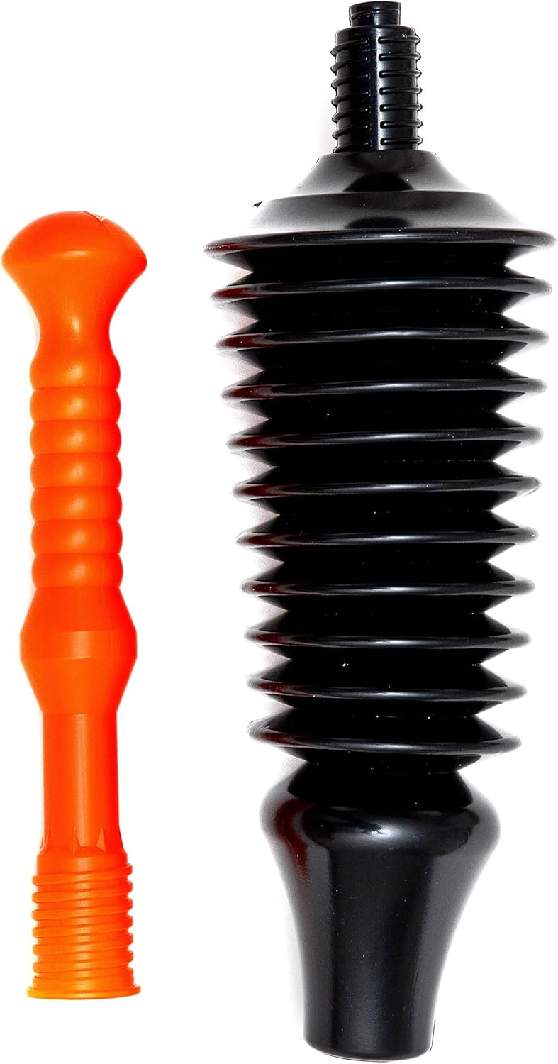 brackit Toilet Plunger, Powerful and Unique, Accordion Suction, Fits All Toilets, Easy to Use - Image 3