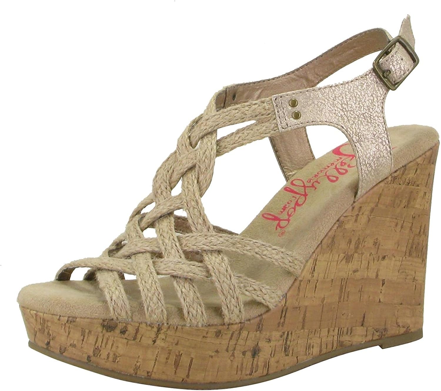 platform jute sandals