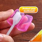 GORILLAPLANET 5 Travel Toothbrush Head Covers - Protectors in 5 Colors view 7