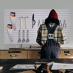 NeatiEase Slatwall Panel Wall Storage Systems, 4 x